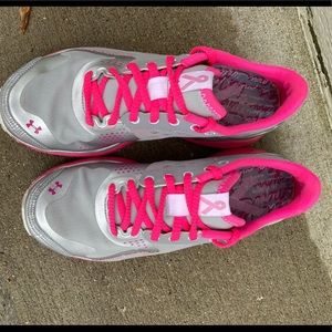 Breast Cancer Under Armour stunning shoes.